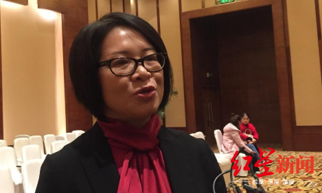 中宣部版權管理局副局長(cháng)趙秀玲接受記者采訪(fǎng)